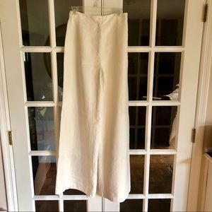 High-waisted wide leg pant